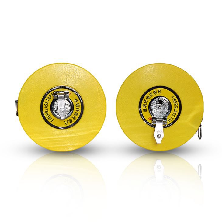 Wintape 100 Feet 30M Hand Cranked Tape Measure Double Face Printing Inch/Metric For Construction.