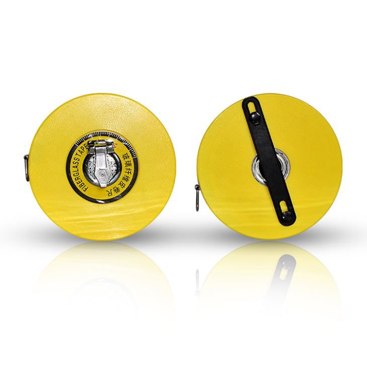 Wintape 100 Feet 30M Hand Cranked Tape Measure Double Face Printing Inch/Metric For Construction.
