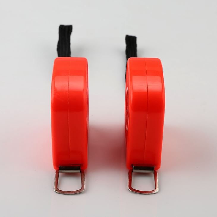 Wintape ABS Plastic Red Case 2m Metric Steel Diameter Tape