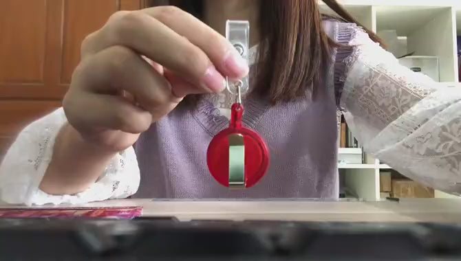 New Item Retractable Measure Tape Clip Holder Magnetic Badge Reel Id Card Holders