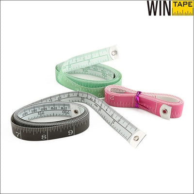 Wintape 60 ” 150cm Inch/Metric Tailor Sewing Tape Measure Pink Green Black Three In One Package