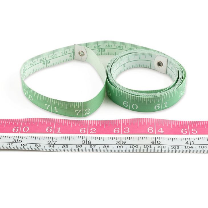 Wintape 60 ” 150cm Inch/Metric Tailor Sewing Tape Measure Pink Green Black Three In One Package