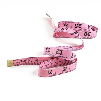 WINTAPE Black Portable Tape Measure Body Measuring Ruler Sewing Tailor Mini Soft Flat Ruler Centimeter Meter Measuring Tape 150cm/60inch