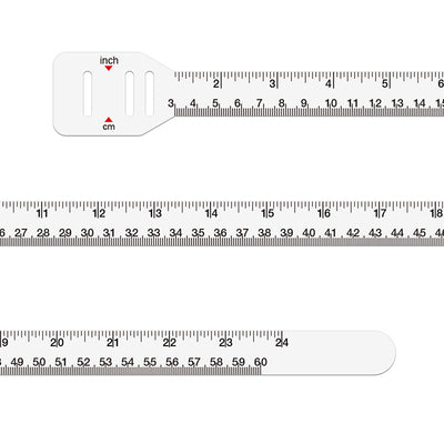 WINTAPE 24Inch/60cm Head Measuring Tape Infant Head Circumference Tape Measure For Child Medical Pediatrics Measuring Ruler