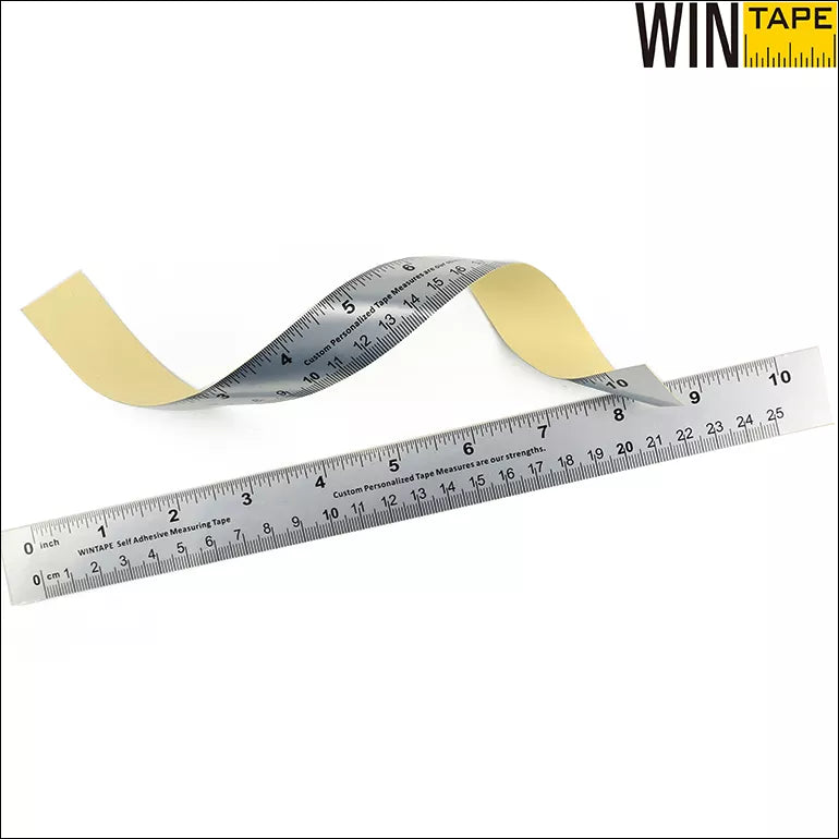 Wintape Customized Self Adhesive Ruler Label Sticker Paper Tape Measure 25cm