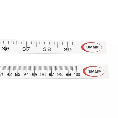 Ecofriendly synthetic custom printable meter paper tape measure 1m paper rolling ruler measuring tape for measuring babies