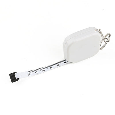 WINTAPE Mini 1.5M Measuring Ruler Retractable Tape Measure Keychain Body Waist Kids Height Measurement KeyRing DIY Measure Tools