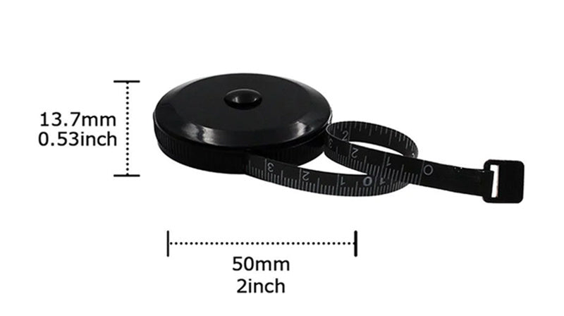 WINTAPE 150cm/60" Mini Body Measuring Tape Measures Portable Retractable Ruler Kids Height Ruler Centimeter Inch Roll Tape Tool