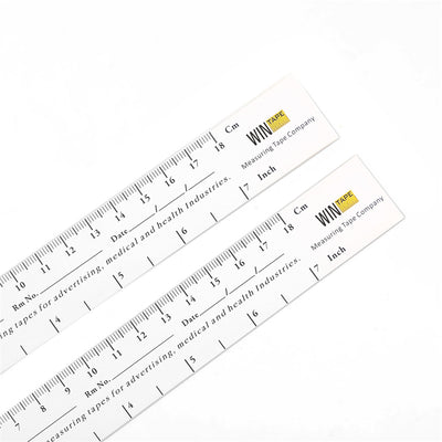 WINTAP 100Pcs/Sert Medical Measuring Tape 18CM 7Inch Wound Tape Measure Papers Educare Wound Adhesive Paper Measuring Ruler Sets