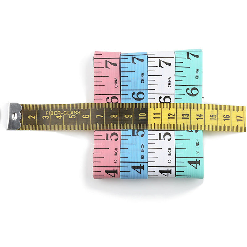 New 150cm/60 Body Measuring Ruler Sewing Tailor Tape Measure Mini Soft  Flat Ruler Centimeter Meter