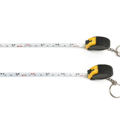 WINTAP Mini 1M Steel Tape Measure Keychain Waterpoof Retractable Measurement Tools Stainless Steel Construction Measure Ruler