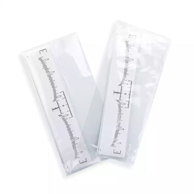 Wintape Custom Disposable Sticker Eyebrow Tool Ruler Sticker Disposable Self Adhesive Microblading Eyebrow Ruler