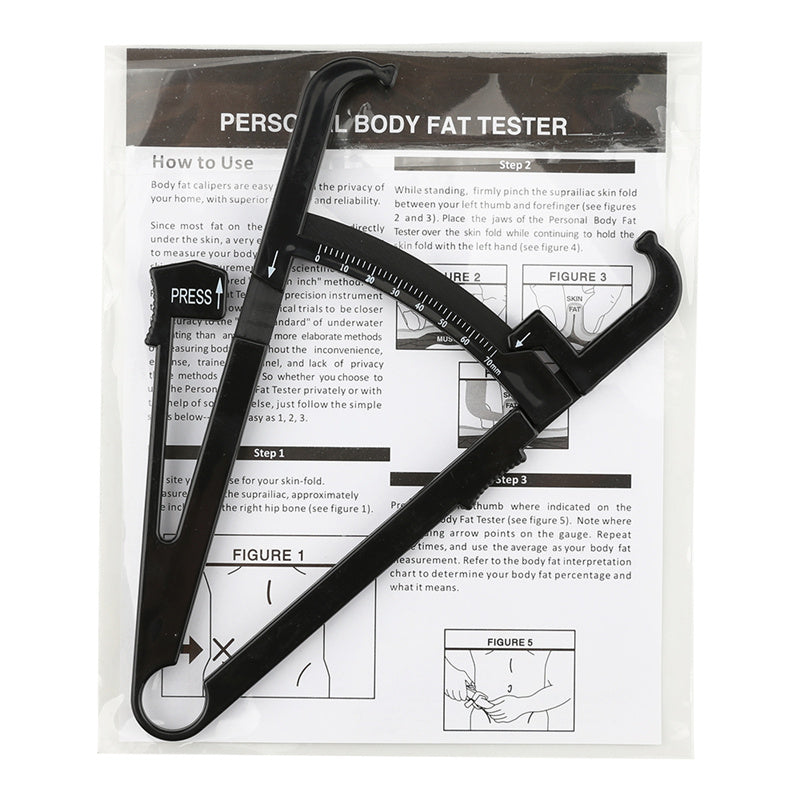 WINTAPE Body Fat Caliper Skin Analyzer Measure Charts Fitness Slim Keep Health Tester Body Fat Monitor Sebum Meter Folder