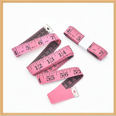 Wintape 10Pcs Portable Tape Measure Body Measuring Ruler Sewing Tailor Mini Soft Flat Ruler Centimeter Meter Measuring Tape 150cm/60inch