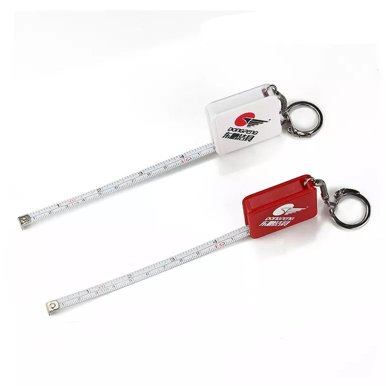 Wintape Square shape plastic promotional tape measure with keychain