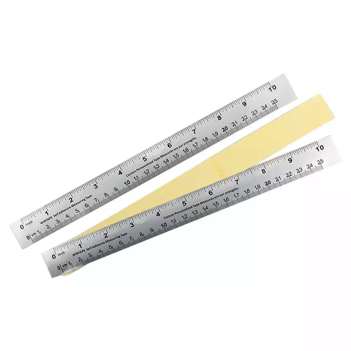 Wintape Customized Self Adhesive Ruler Label Sticker Paper Tape Measure 25cm