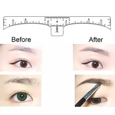 Wintape Custom Disposable Sticker Eyebrow Tool Ruler Sticker Disposable Self Adhesive Microblading Eyebrow Ruler