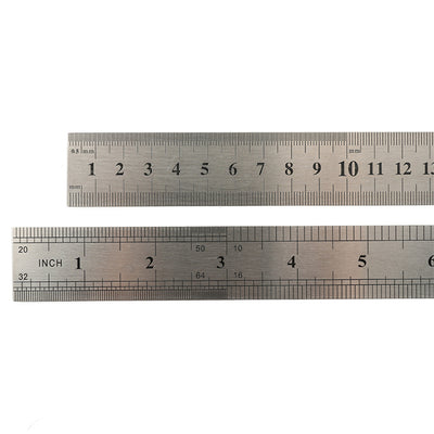 WINTAPE Stainless Steel Straight Ruler Double Sided Centimeter Inch Measuring Hand Tool Stationery Drafting Measurement For Kid