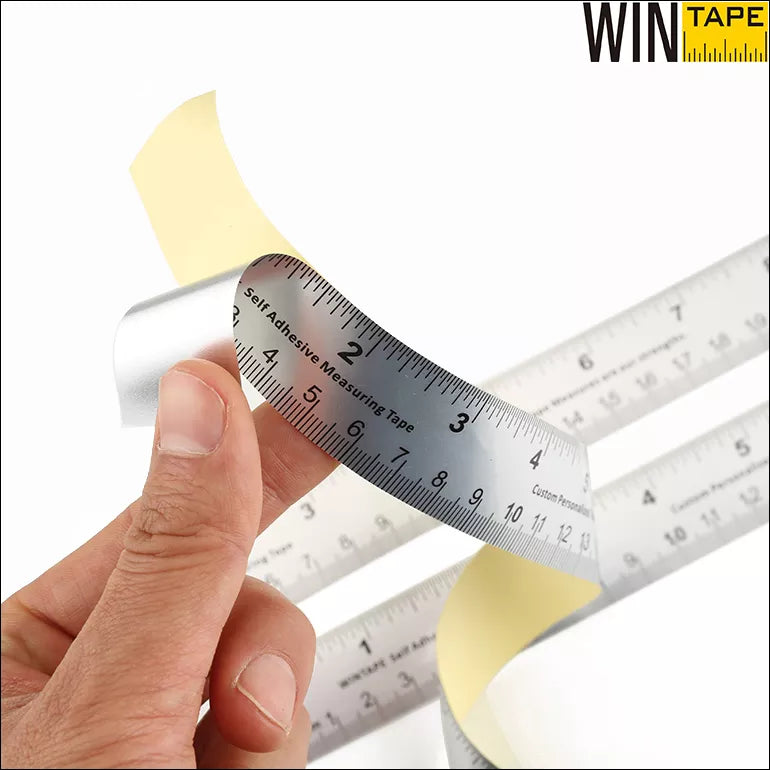 Wintape Customized Self Adhesive Ruler Label Sticker Paper Tape Measure 25cm