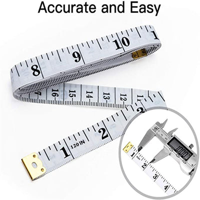 WINTAPE Body Measuring Ruler Sewing Tailor Tape Measure Centimeter Meter Sewing Measuring Tape Soft 300cm/120Inch