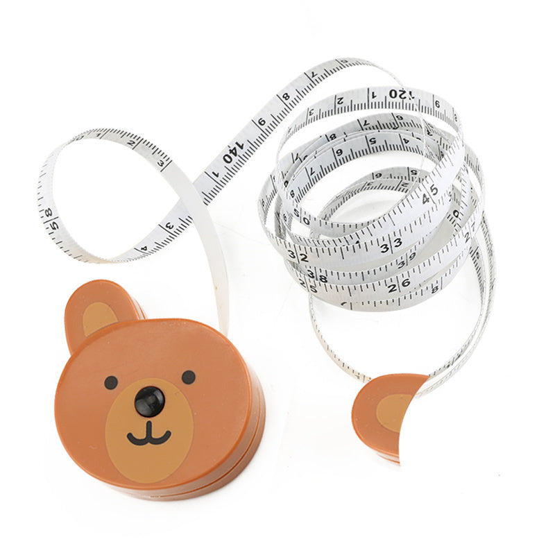 WINTAP 1.5M Tape Measuring Body Tape Ruler Measure For Sewing Tailor Fabric Retractable Cute Cartoon Shape Measurements Tool