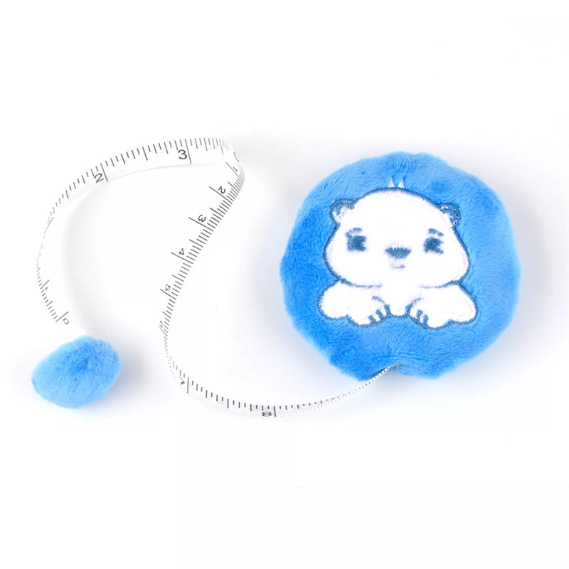 WINTAP 1.5M Cartoon Body Measuring Tape For Sewing Tailor Fabric Retractable Cute Bear Centimeter Inch Tape Measure Ruler