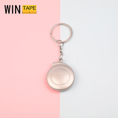 WINTAPE Mini 1M Measuring Tools Stainless Steel Retractable Ruler Tape Measure Keychain Measurement Key Ring Homeworking Tools