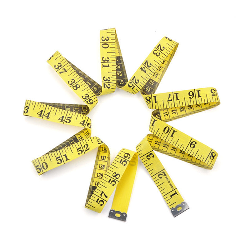 WINTAPE Portable Tape Measure Body Measuring Ruler Sewing Tailor Mini Soft Flat Ruler Centimeter Meter PE Measuring Tape 150cm/60inch