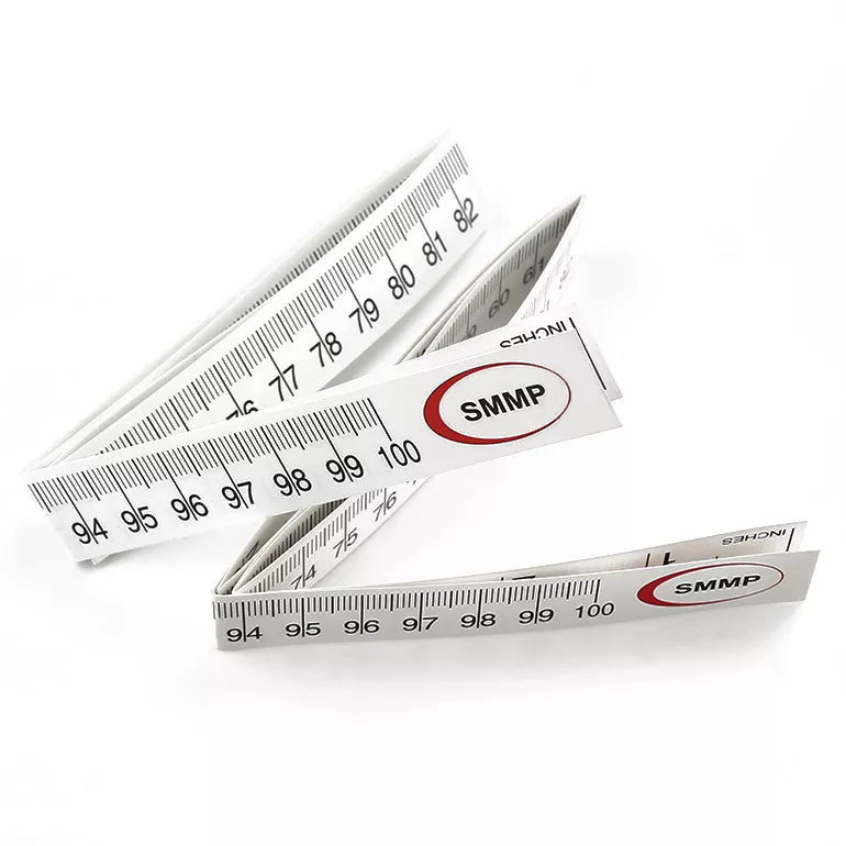 Ecofriendly synthetic custom printable meter paper tape measure 1m paper rolling ruler measuring tape for measuring babies