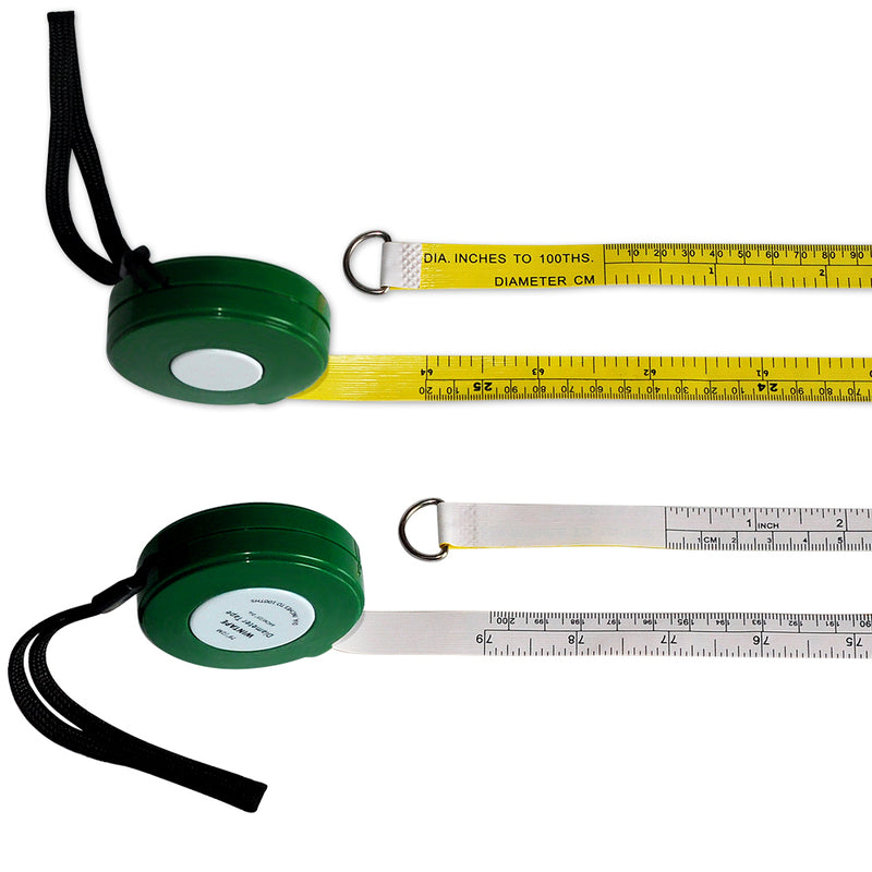 2M 79Inch π Diameter Tape Measure PVC Soft Retractable Diameter Measuring Tape Professional Gardening Home Ruler Meter Measuring