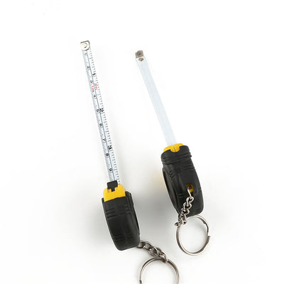 WINTAP Mini 1M Steel Tape Measure Keychain Waterpoof Retractable Measurement Tools Stainless Steel Construction Measure Ruler