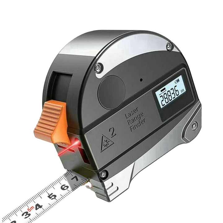 New design Electric Laser rangefinder Distance 40m Measuring 5m ruler Measure Tape 2 In 1 Measurer Laser rangefinder