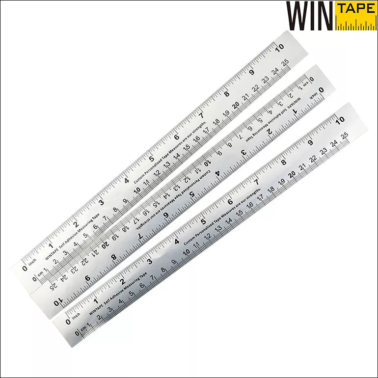 Wintape Customized Self Adhesive Ruler Label Sticker Paper Tape Measure 25cm