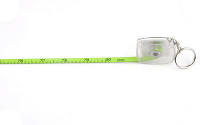 WINTAPE Mini 2M 80Inch Measuring Keychain Tools Steel Retractable Metric Ruler Tape Measure Construction Wood Measurement Tools