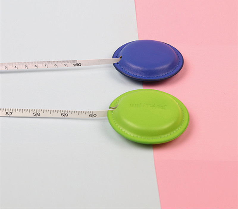 WINTAPE 1.5M 60Inch PU Leather Tape Measure Retractable Pocket Measuring Ruler For Sewing Tailor Centimeter Inch Measuring Tape