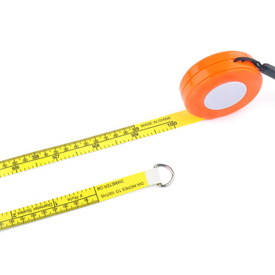 WINTAPE Cm And Inches To 100ths Executive Diameter Pi Engineer's Tape Measure Soft Retractable Measuring Tape Gardening Ruler