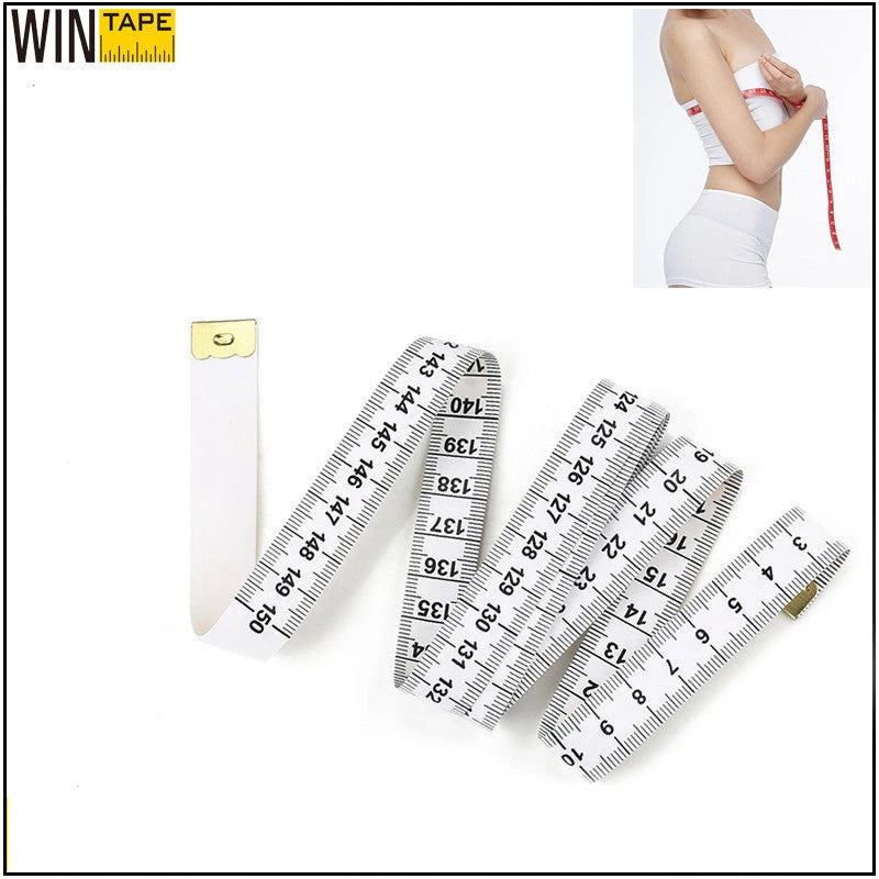 WINTAPE 1.5m Body Measuring Ruler Sewing Tailor Tape Measure Mini Soft Flat Ruler Centimeter Meter Sewing Measuring Tape Tools