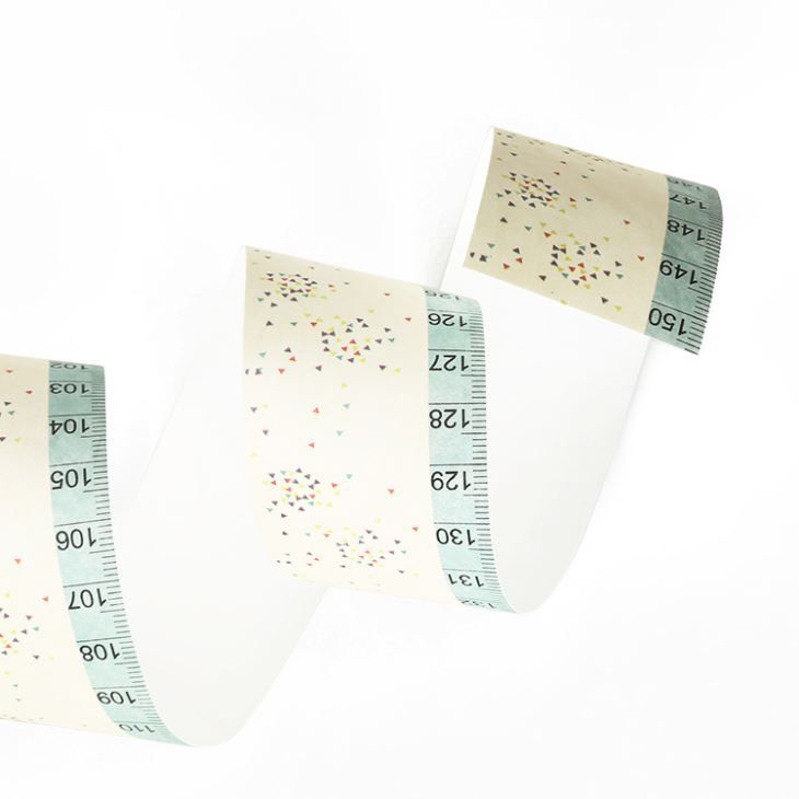 Wintape Tyvek Paper Tape Measure for Pregnant Woman.