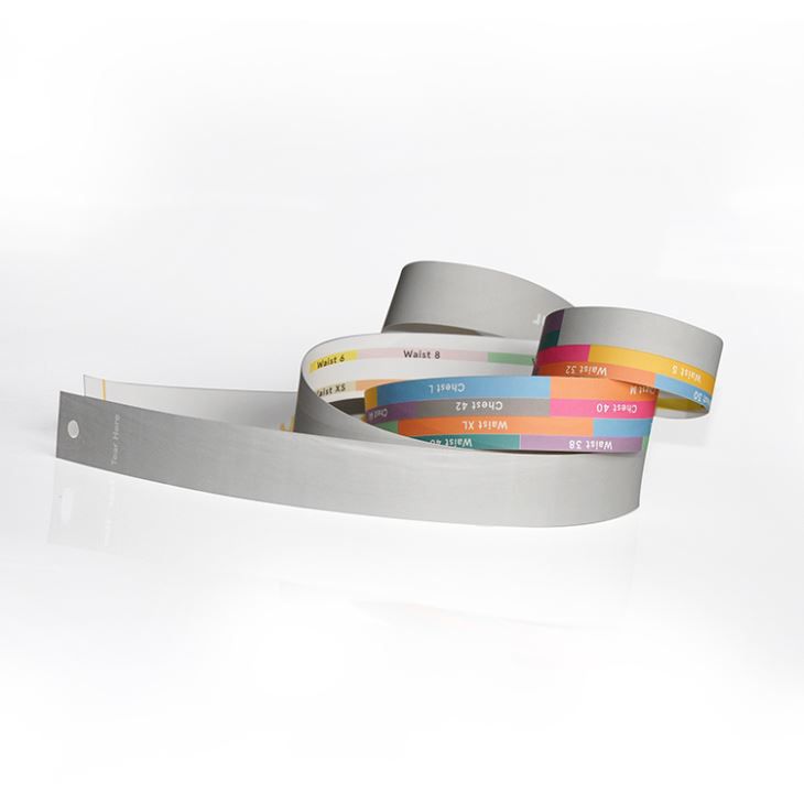 Wintape Waterproof Tearpoof Synthetic Paper Measuring Tape With Hole And Perforation Line.